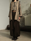 INTO THE EAST 25 Autumn/Winter Dark Moss Green V-Neck Corduroy Vest/Tapered Casual Pants ITE-E1DGAW040GR20PT-LV (E1DGAW032GR20VE)